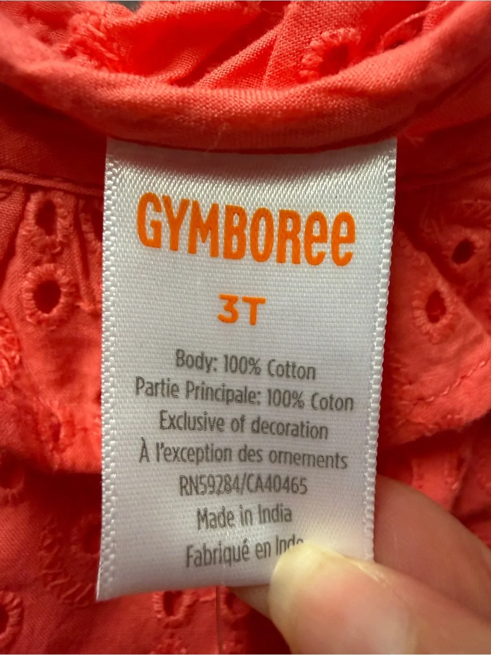 Gymboree Girls Eyelet Dress 3T NWT Pink Cotton Lined Ruffle Sleeveless Summer